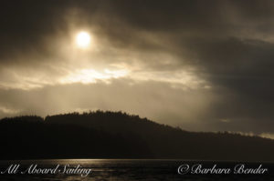 Sunsets over San Juan Island