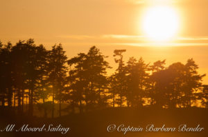 Sunset over Yellow Island