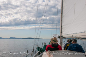 Sailing North from San Juan Island