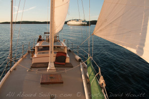 Sailing into Friday Harbor