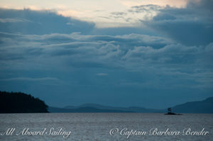 Crazy clouds over San Juan Island