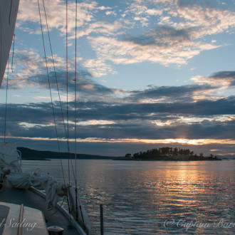 Sunset Sail around Spieden Island