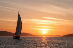 Sailing off into the sunset