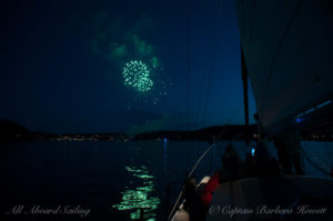 Fireworks over Friday Harbor