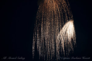 Fireworks over Friday Harbor