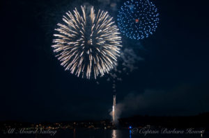 Fireworks over Friday Harbor