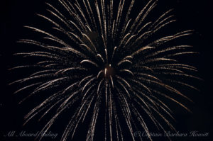 Fireworks over Friday Harbor