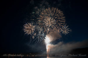 Fireworks over Friday Harbor