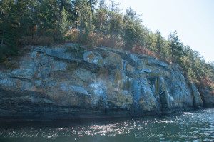 North cliffs of Flattop Island