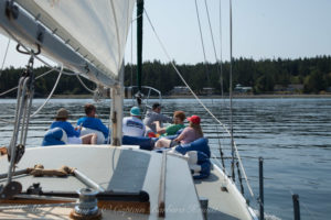 Sailing South fro Friday Harbor