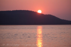 Sunset over San Juan Island