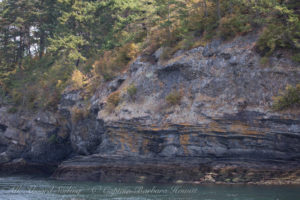 Layers of time in geology of Flattop Island