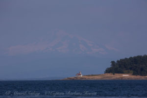 Alden Point Lighthouse and Mount Baker