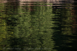 Reflections of Presidents channel, Orcas Island