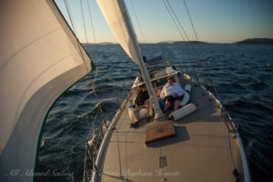 Close hauled Sailing San Juan Channel