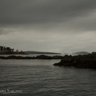 Circumnavigating Shaw Island