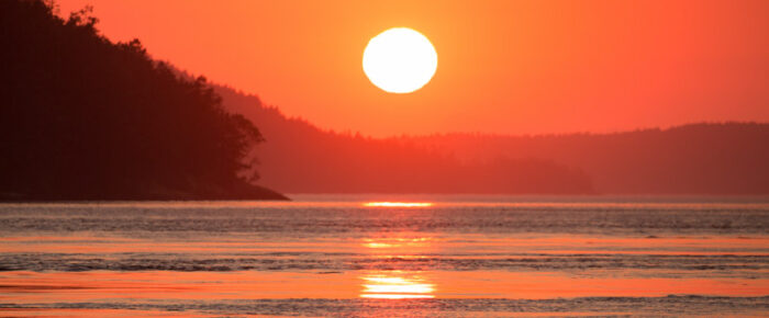 Sunset sail around Obstruction Island plus a minke