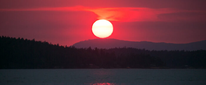 Short sunset sail