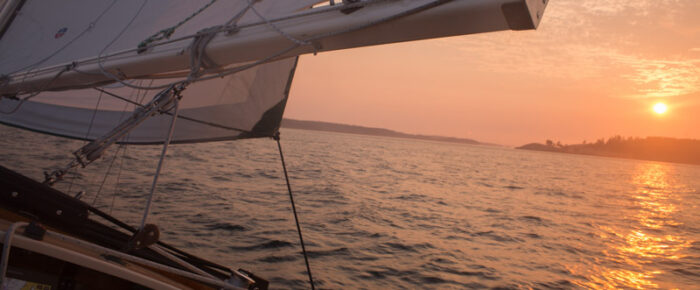 Evening sail to New Channel and Flattop Island