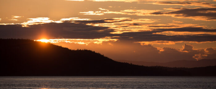 Short sunset sail