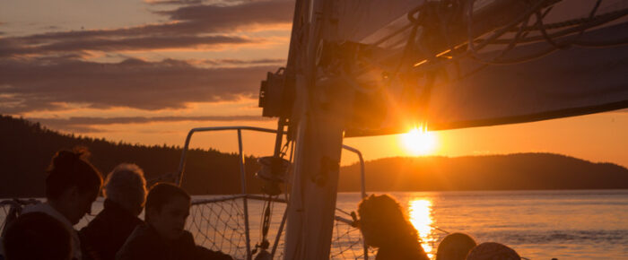 Birthday sunset sail