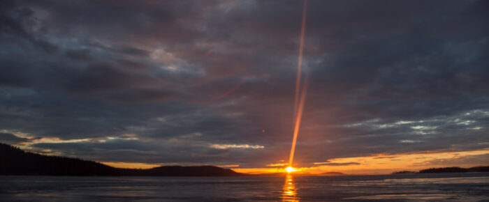 Sunset sail from Friday Harbor