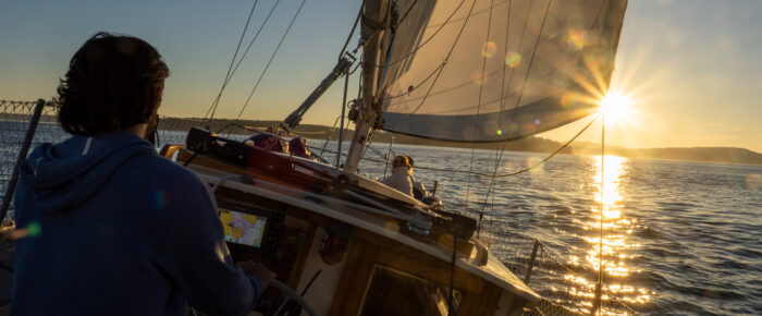 Sunset sail from Friday Harbor