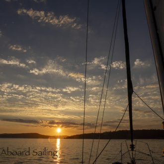 A Sail South and a Striking Sunset