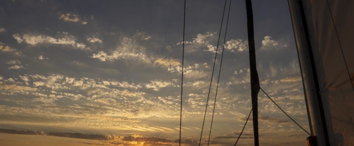 A Sail South and a Striking Sunset