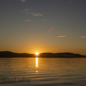 Short sunset sail